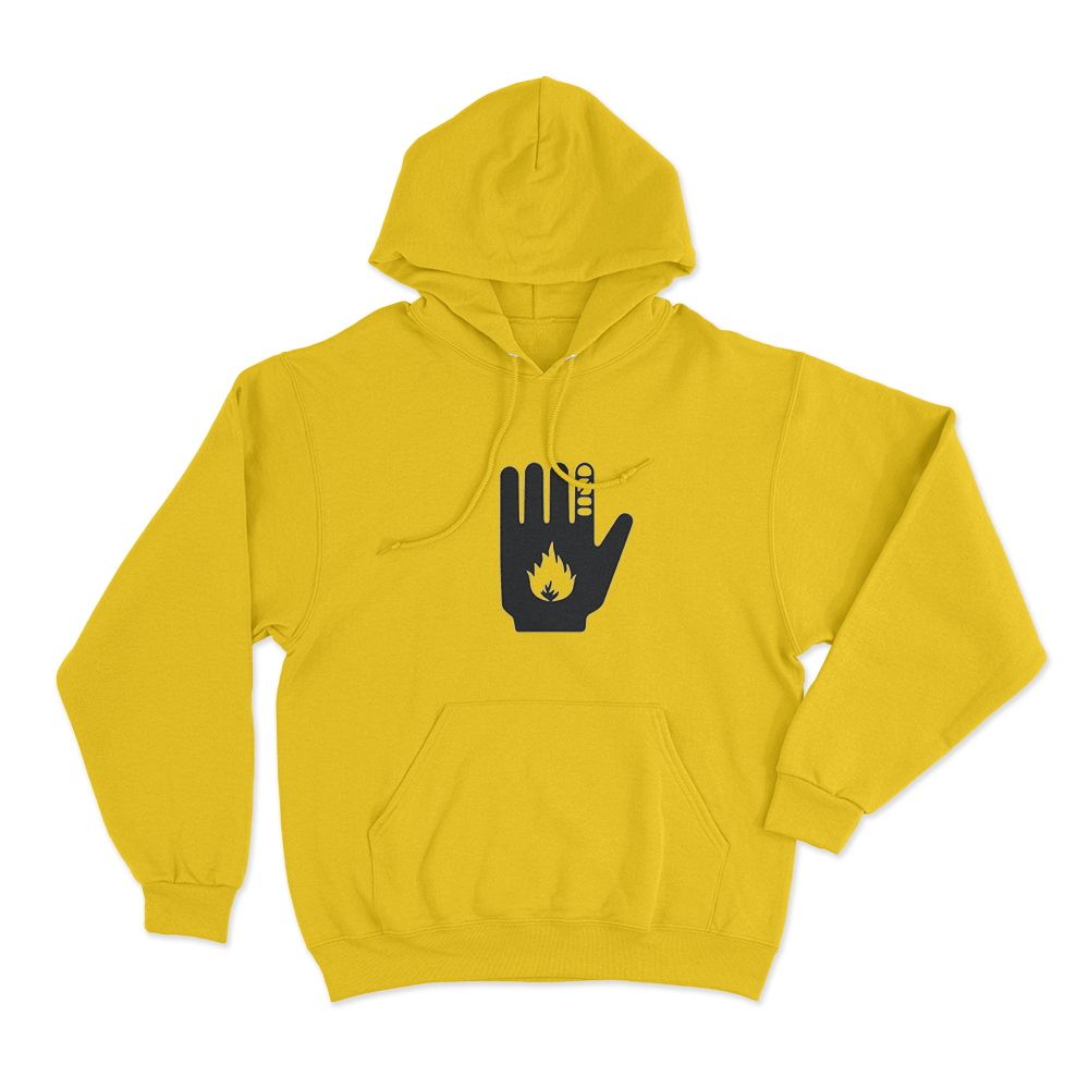 Ceasefire Unisex Hoodie Yellow Ceasefire Unisex Hoodie Yellow