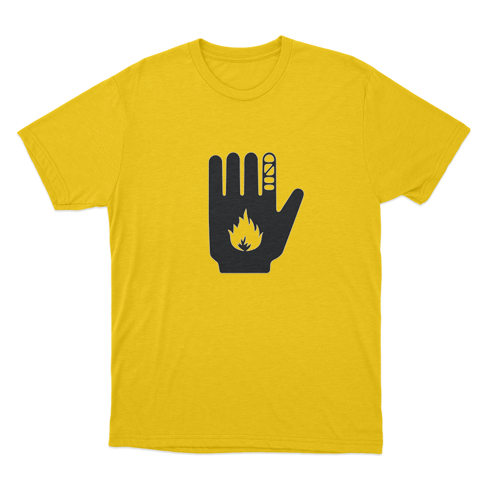 Ceasefire Unisex T Shirt Yellow Ceasefire Unisex T Shirt Yellow