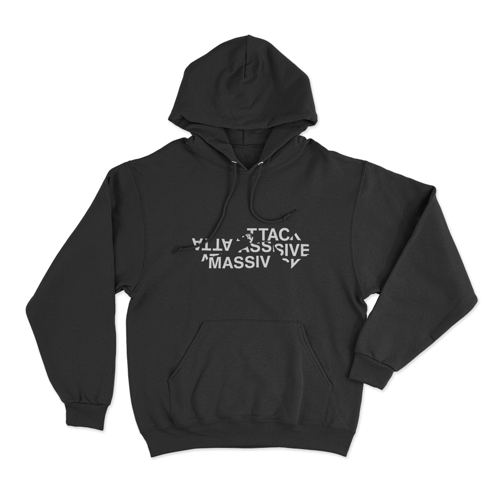 Fractured Logo Unisex Hoodie Black Fractured Logo Unisex Hoodie Black