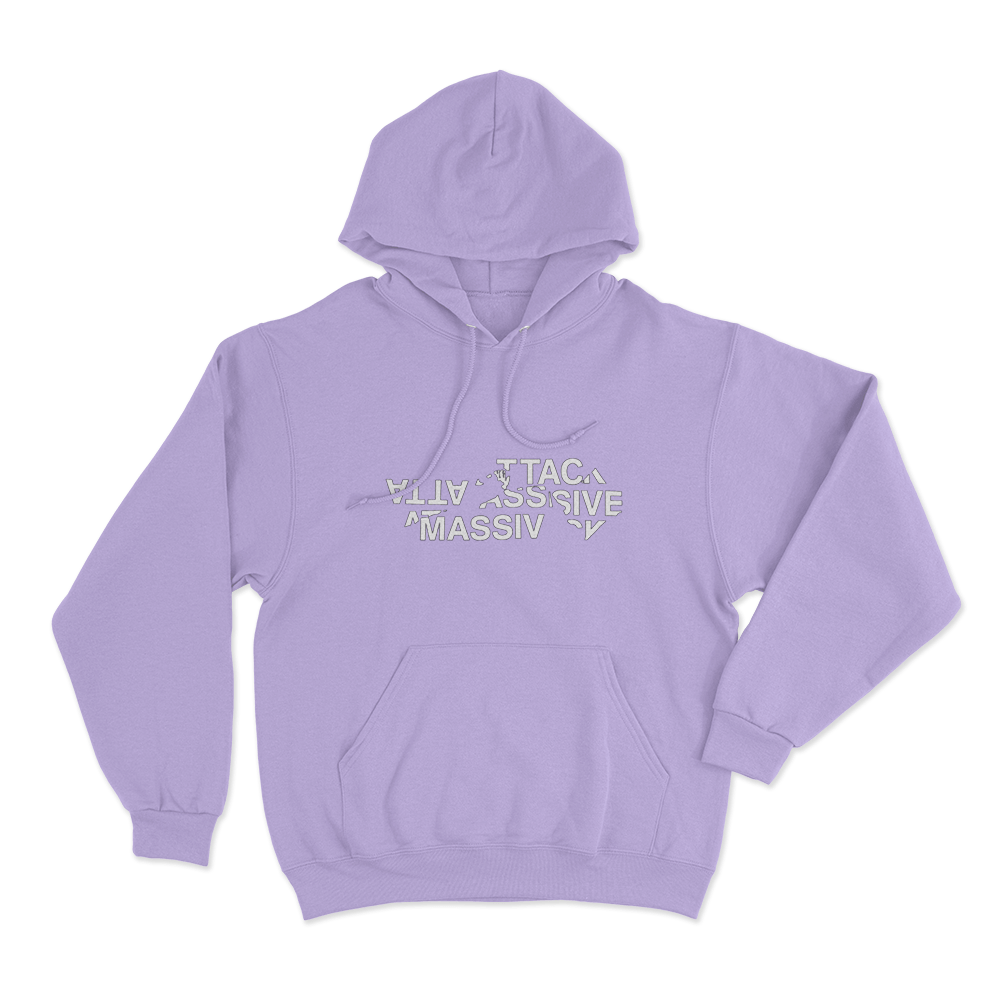 Fractured Logo Unisex Hoodie Purple Fractured Logo Unisex Hoodie Purple