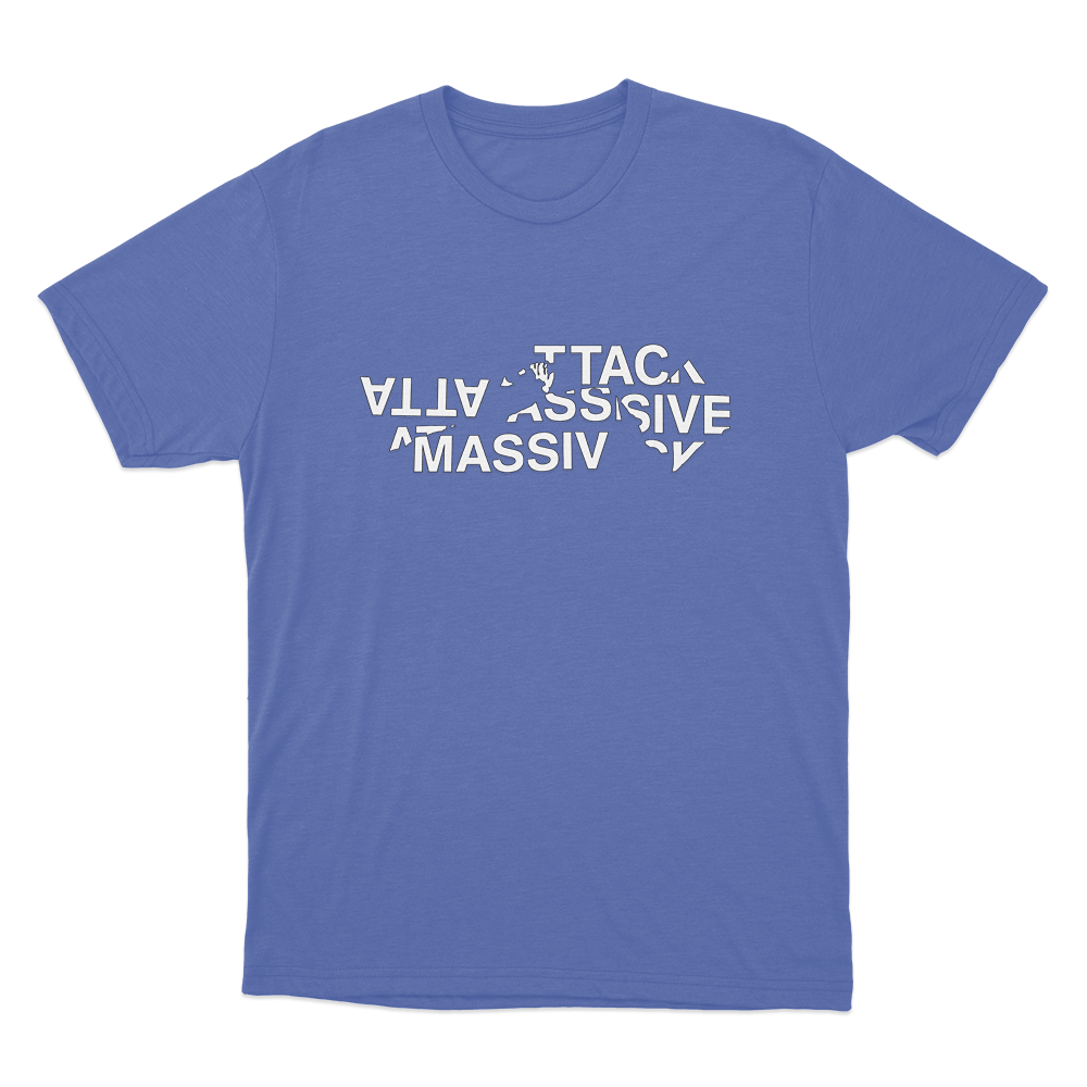 Fractured Logo Unisex T Shirt Blue Fractured Logo Unisex T Shirt Blue