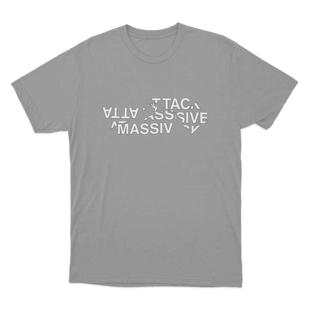 Fractured Logo Unisex T Shirt Grey Fractured Logo Unisex T Shirt Grey