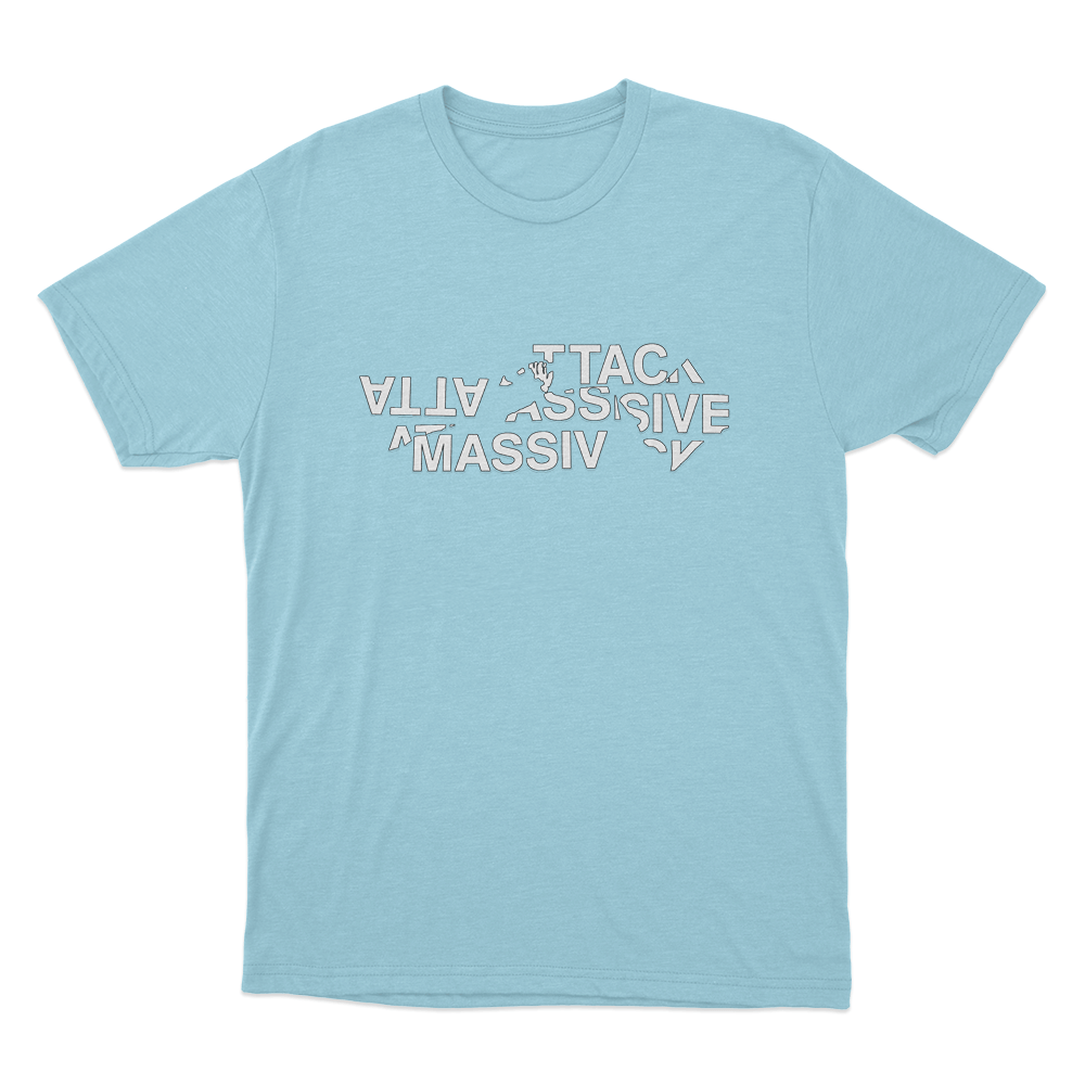 Fractured Logo Unisex T Shirt Sky Blue Fractured Logo Unisex T Shirt Sky Blue