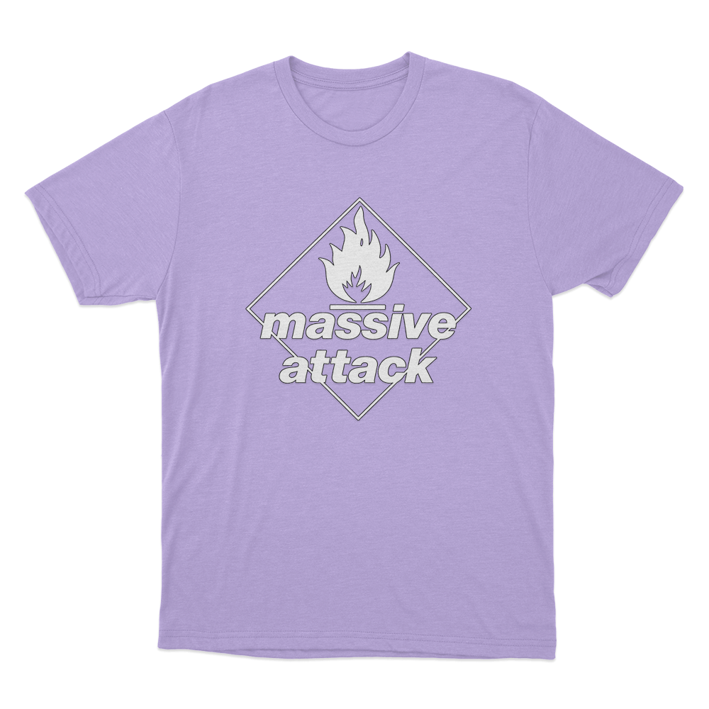 Massive Attack Blue Lines Logo Unisex T Shirt Purple Massive Attack Blue Lines Logo Unisex T Shirt Purple