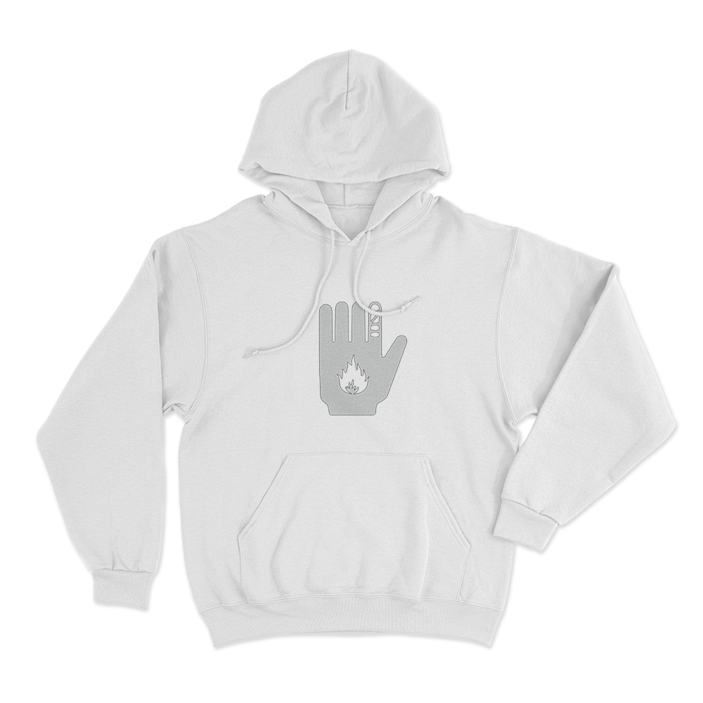 Massive Attack Ceasefire Unisex Hoodie White Massive Attack Ceasefire Unisex Hoodie White